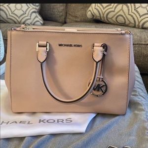Michael Kors pink satchel
